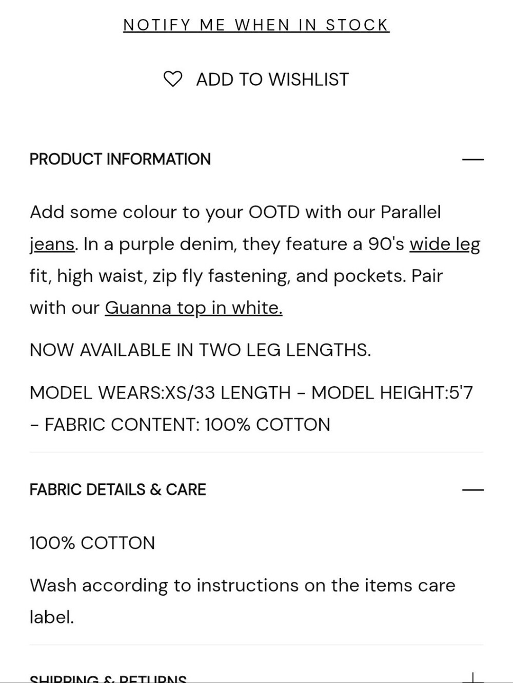 NWT Motel Rocks Parallel Jeans-Purple - Picture 10 of 11